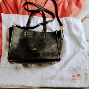 Coach Black Leather Handbag